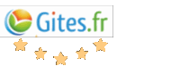Badge 5 étoiles sur gites.fr