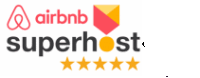 Badge 5 étoiles super host Airbnb