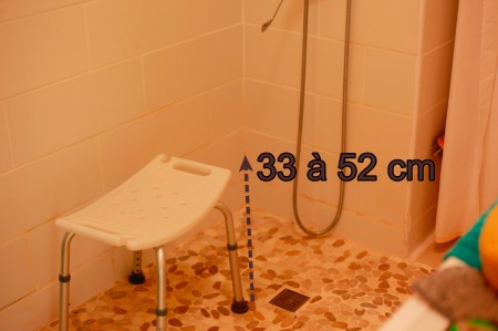 Le tabouret de douche